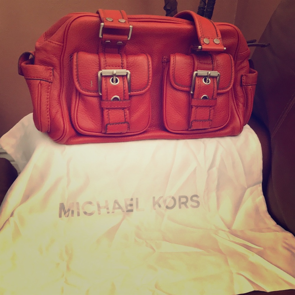 Orange MK Purse